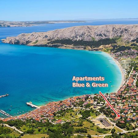 Apartments Blue And Green With Balcony Baška Exterior foto